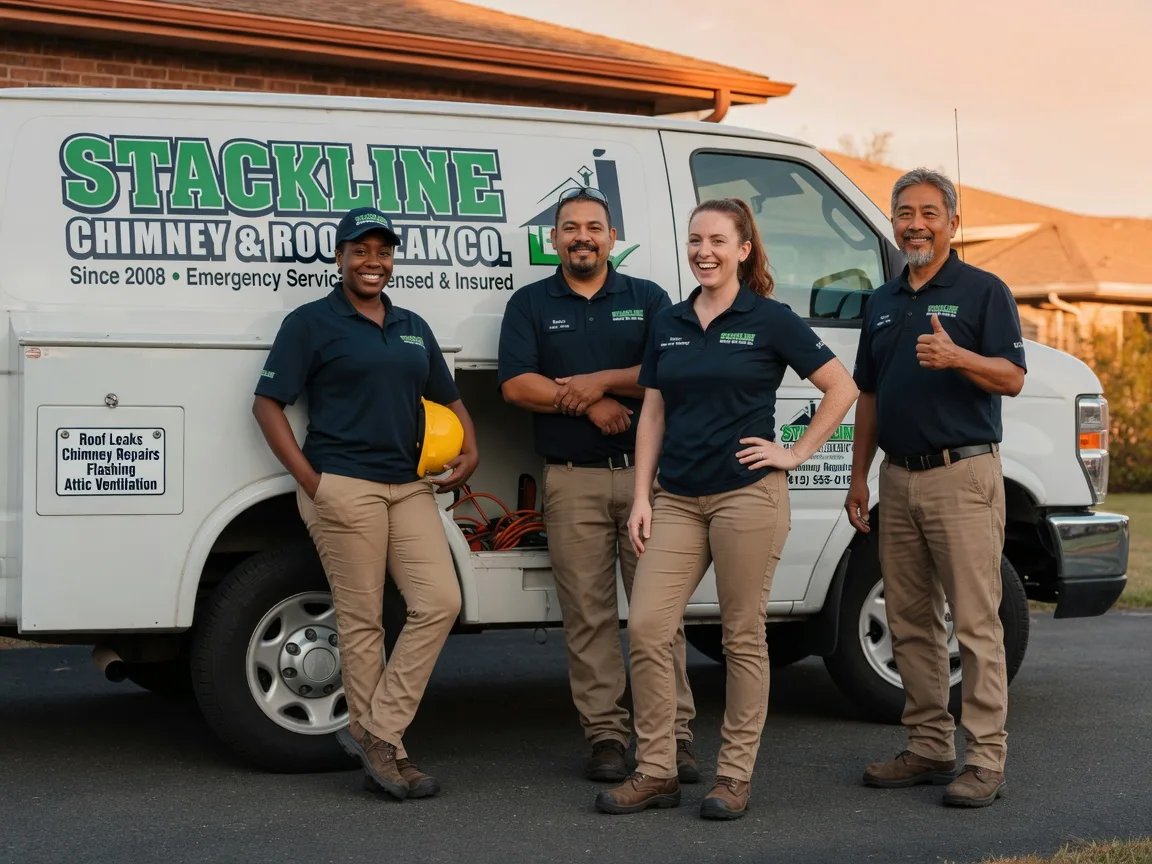 Chimney flashing repair company in Rougemont, NC